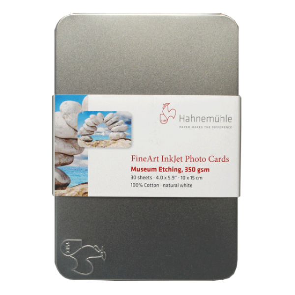 Hahnemühle Photo Cards Museum Etching 350gm2 10x15cm 30 Stk.