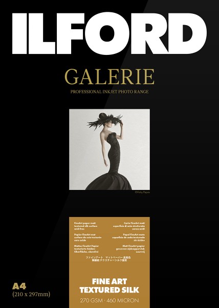 Ilford Galerie Prestige Fine Art Textured Silk 270 g/m², 12,7x17,8 cm, 50 Blatt