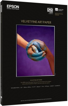 Epson Velvet FineArt Paper 260 g/m², DIN A3+ (32,9x48,3 cm), 20 Blatt