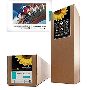 Permajet P3 Production Matt Canvas 380g, 24inch Rolle (610mmx18m)