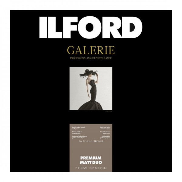 Ilford Galerie Premium Matt Duo 200 g/m², DIN A4 (21x29,7 cm), 50 Blatt