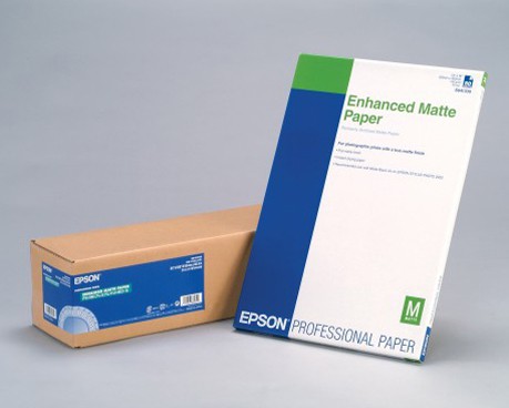 Epson Enhanced Matte Photo Paper 189g - 17&quot; Rolle - 0,432x30.5m