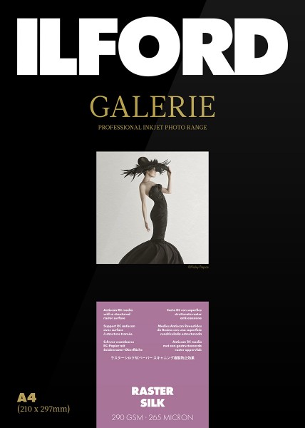 Ilford Galerie Prestige Gold Raster Silk 290 g/m², DIN A3 (29,7x42 cm), 25 Blatt