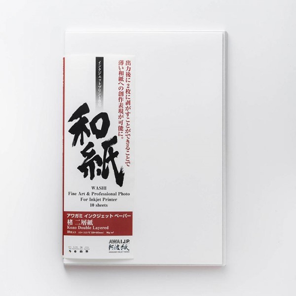 Awagami AIP Kozo Double Layered, DIN A4 (21x29,7 cm), 20 Blatt