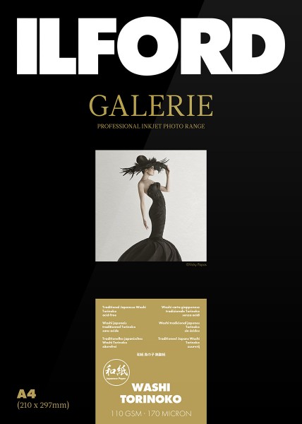 Ilford Galerie Prestige Washi Torinoko 110 g/m², DIN A4 (21x29,7 cm), 25 Blatt