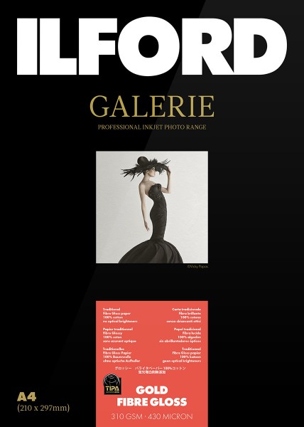 Ilford Galerie Gold Fibre Gloss 310 g/m², DIN A2 (42x59,4 cm), 25 Blatt