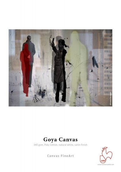 Hahnemühle Goya Canvas 340g - 2&quot;Core - 44&quot; x 12m