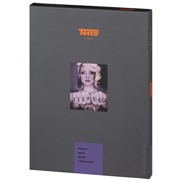 Tecco Photo Starterkit Complete 2 Blatt pro Sorte DIN A4 (21x29,7 cm)