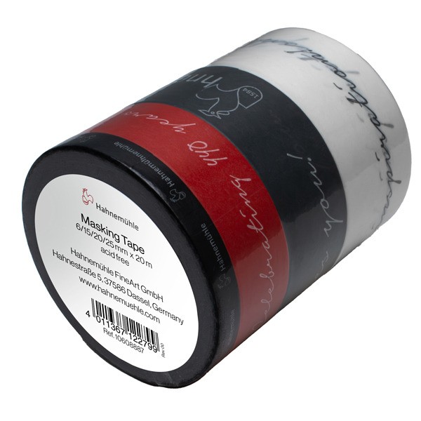 Hahnemühle Masking Tape Bundle 6/15/20/25mm x 20m
