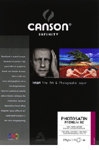 Canson PhotoSatin Premium RC, 270g, DIN A3+, 25 Blatt