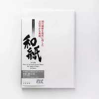 Awagami Unryu Thin 55 gsm White (Swirling Fibers) DIN A4