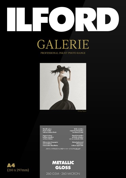 Ilford Galerie Prestige Metallic Gloss 260 g/m², A4, 25 Blatt