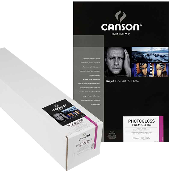 Canson PhotoGloss Premium RC, 270g, DIN A3+, 25 Blatt