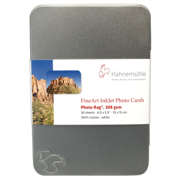 Hahnemühle Photo Rag 308 g/m², 10x15, 30 Blatt