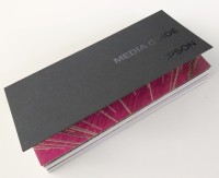 Epson Media Guide Bedruckte Papiermuster, 36 Sorten