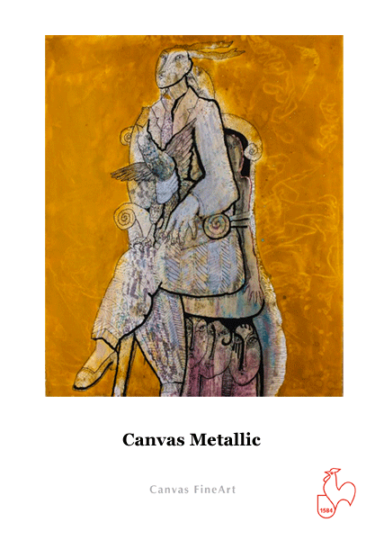 Hahnemühle Canvas Metallic 390g - 2"core - 24" x 12m