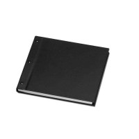 Tecco Book Set Pico Square Carbon-Lederalbum mit 50 Blatt DSG260 Duo Satin 24x21 cm