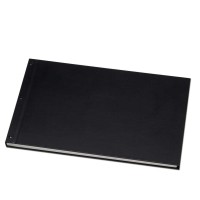 Tecco Book Set Gran Panorama Carbon-Lederalbum mit 50 Blatt PFR220 DUO 51,8x33 cm