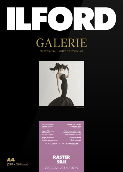 Ilford Galerie Gold Raster Silk 290 g/m², A3+, 50 Blatt