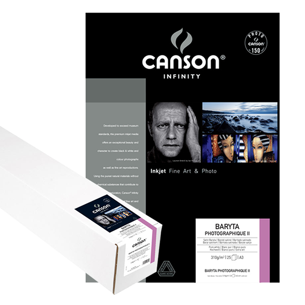 Canson Baryta Photographique II 310g, A4 210x297g, 25 Blatt