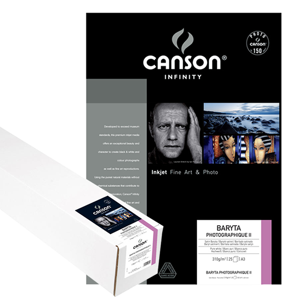 Canson Baryta Photographique II 310g, A3 297x420g, 25 Blatt