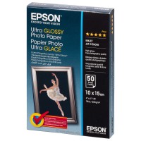 Epson Ultra Glossy Paper, 10x15cm, 50 Blatt